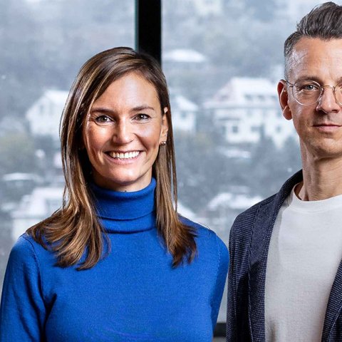 Sabrina von Eynatten und Alex Romppel, Teil der Geschäftsführung der the new normal GmbH